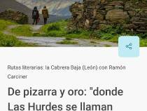Rutas Literarias: La Cabrera Baja